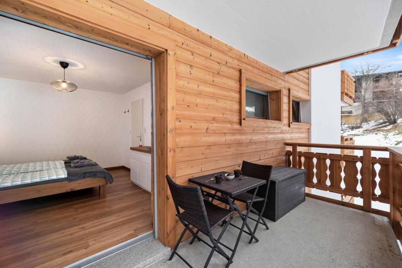 Appartement chaleureux à Ovronnaz Extérieur photo